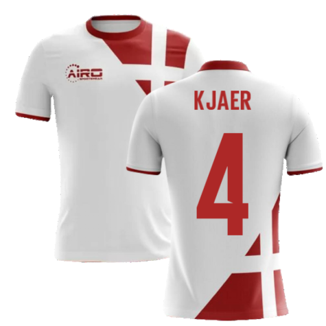 2024-2025 Denmark Away Concept Football Shirt (Kjaer 4) - Kids