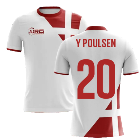 2024-2025 Denmark Away Concept Football Shirt (Y Poulsen 20)