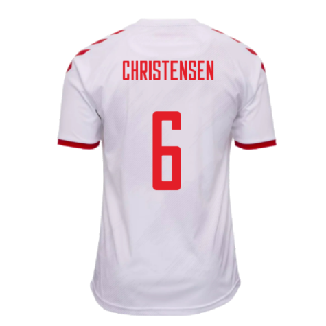 2020-2021 Denmark Away Shirt (CHRISTENSEN 6)