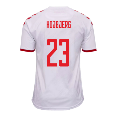 2020-2021 Denmark Away Shirt (HOJBJERG 23)