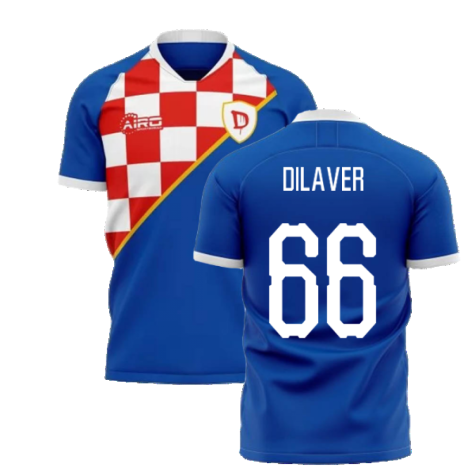 2024-2025 Dinamo Zagreb Home Concept Football Shirt (Dilaver 66)