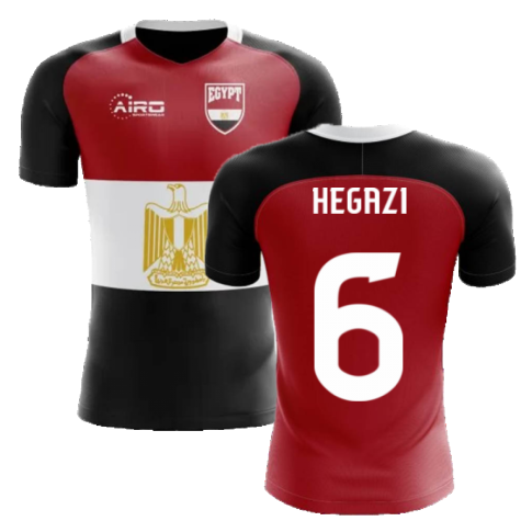 2024-2025 Egypt Flag Concept Football Shirt (Hegazi 6) - Kids