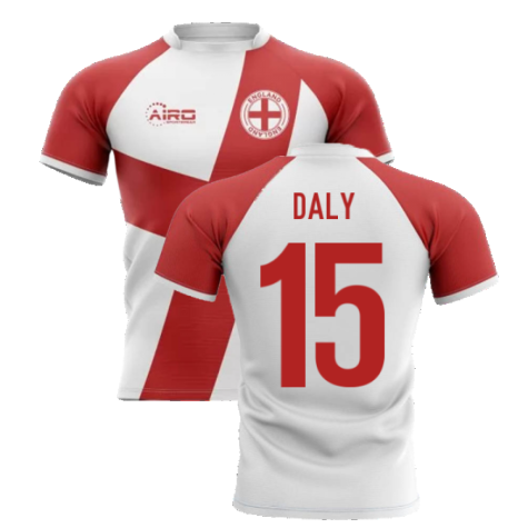 2024-2025 England Flag Concept Rugby Shirt (Daly 15)