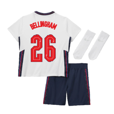 2020-2021 England Home Nike Baby Kit (Bellingham 26)