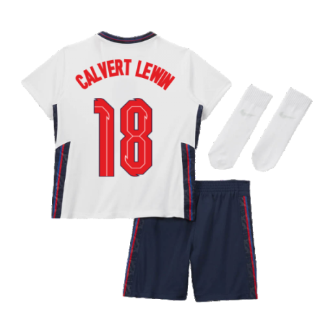 2020-2021 England Home Nike Baby Kit (Calvert Lewin 18)