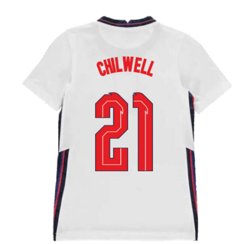 2020-2021 England Home Nike Football Shirt (Kids) (Chilwell 21)