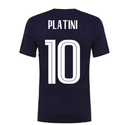 2020-2021 France Nike Ground Tee (Obsidian) (PLATINI 10)