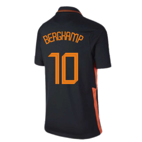 2020-2021 Holland Away Nike Football Shirt (Kids) (BERGKAMP 10)