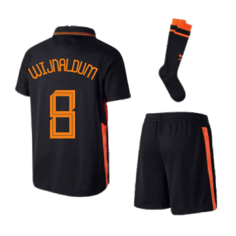 2020-2021 Holland Away Nike Mini Kit (WIJNALDUM 8)