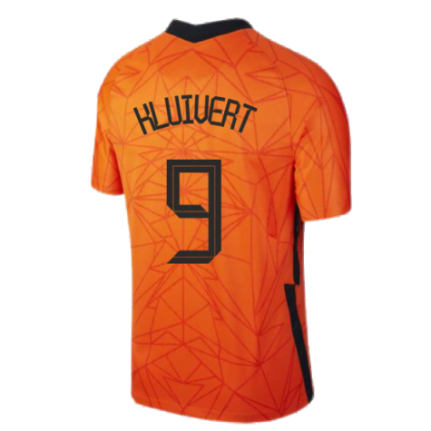 2020-2021 Holland Home Nike Football Shirt (Kids) (KLUIVERT 9)