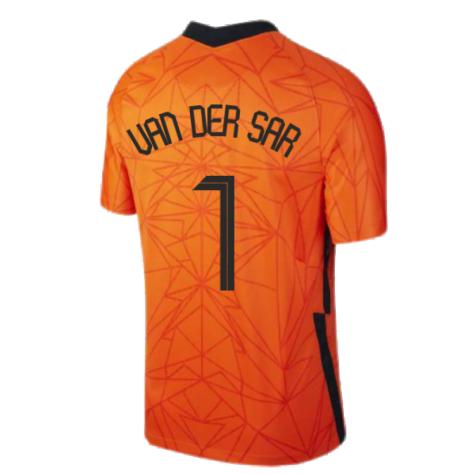 2020-2021 Holland Home Nike Football Shirt (Kids) (VAN DER SAR 1)