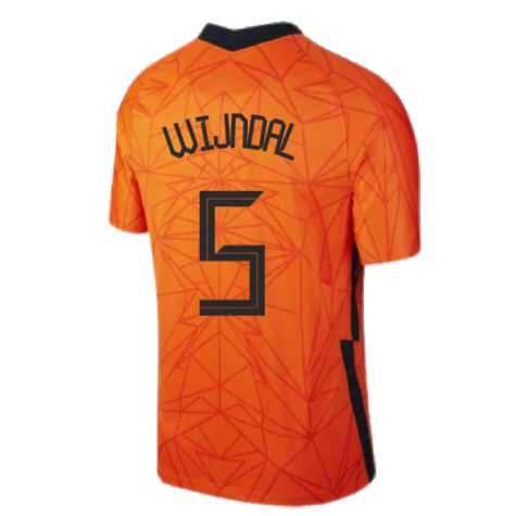 2020-2021 Holland Home Nike Football Shirt (Kids) (WIJNDAL 5)