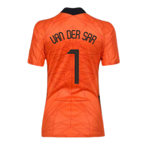 2020-2021 Holland Home Nike Womens Shirt (VAN DER SAR 1)