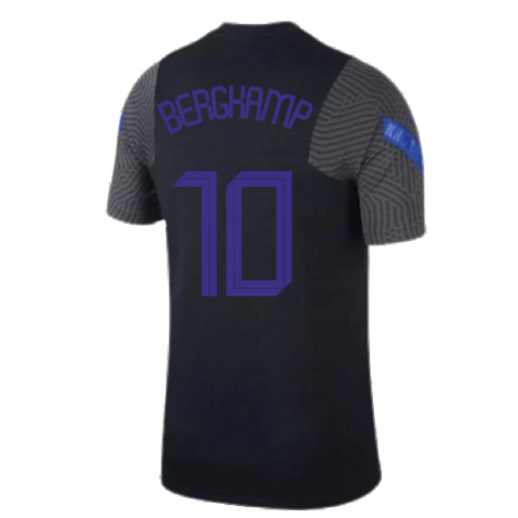 2020-2021 Holland Nike Training Shirt (Black) - Kids (BERGKAMP 10)