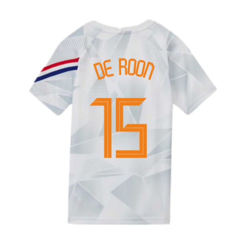 2020-2021 Holland Pre-Match Training Shirt (White) - Kids (DE ROON 15)