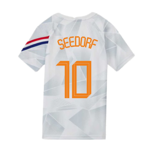 2020-2021 Holland Pre-Match Training Shirt (White) - Kids (SEEDORF 10)