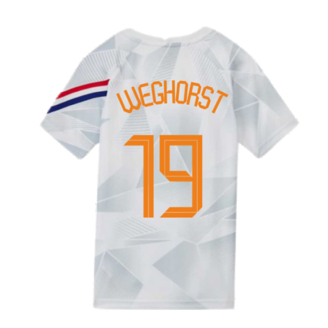 2020-2021 Holland Pre-Match Training Shirt (White) - Kids (WEGHORST 19)