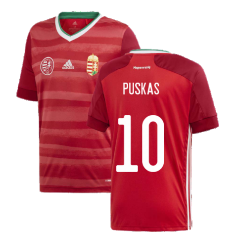 2020-2021 Hungary Home Adidas Football Shirt (Kids) (PUSKAS 10)