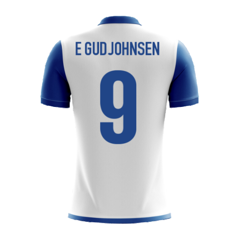 2024-2025 Iceland Airo Concept Away Shirt (E Gudjohnsen 9) - Kids