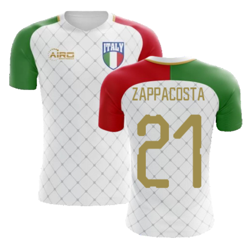 2024-2025 Italy Away Concept Football Shirt (Zappacosta 21) - Kids