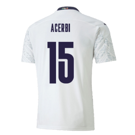 2020-2021 Italy Away Puma Football Shirt (Kids) (ACERBI 15)