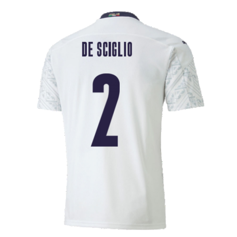 2020-2021 Italy Away Puma Football Shirt (Kids) (DE SCIGLIO 2)