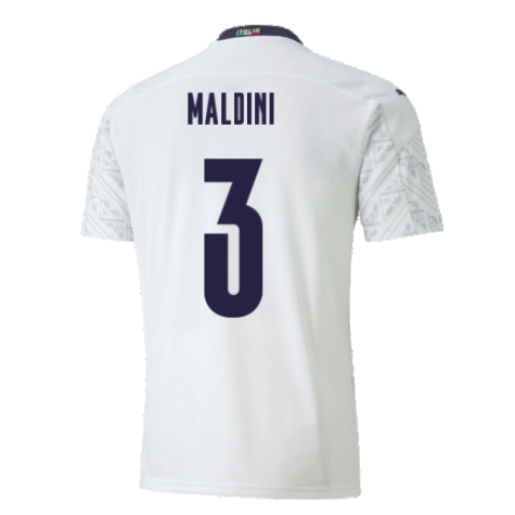 2020-2021 Italy Away Puma Football Shirt (Kids) (MALDINI 3)