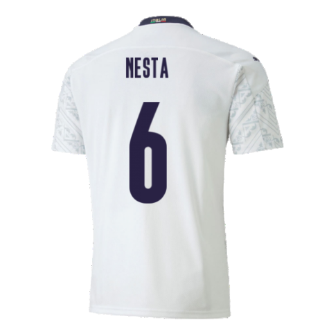 2020-2021 Italy Away Puma Football Shirt (Kids) (NESTA 6)