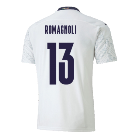 2020-2021 Italy Away Puma Football Shirt (Kids) (ROMAGNOLI 13)