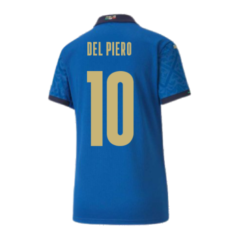 2020-2021 Italy Home Shirt - Womens (DEL PIERO 10)