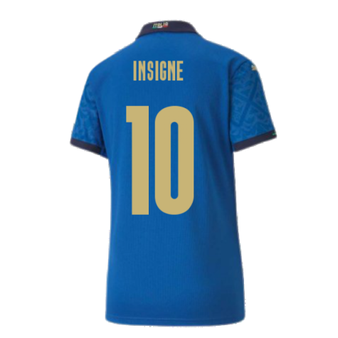 2020-2021 Italy Home Shirt - Womens (INSIGNE 10)