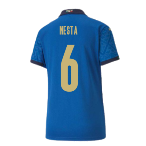 2020-2021 Italy Home Shirt - Womens (NESTA 6)