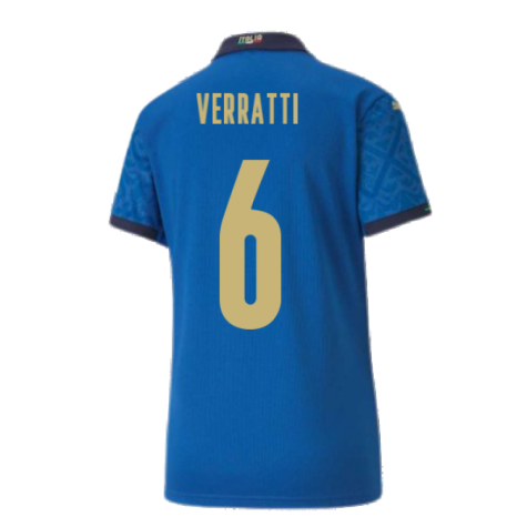 2020-2021 Italy Home Shirt - Womens (VERRATTI 6)