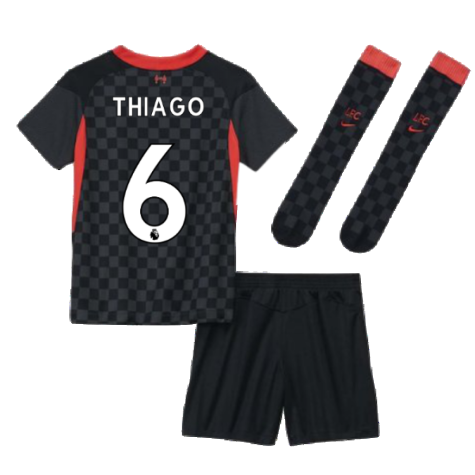 2020-2021 Liverpool 3rd Little Boys Mini Kit (THIAGO 6)