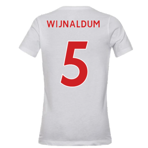 2020-2021 Liverpool Evergreen Crest Tee (White) - Kids (WIJNALDUM 5)