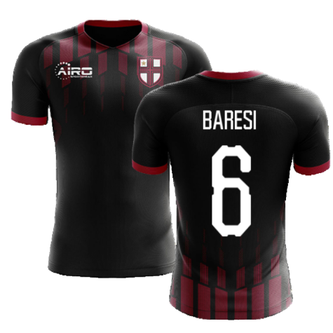 2024-2025 Milan Pre-Match Concept Football Shirt (BARESI 6)