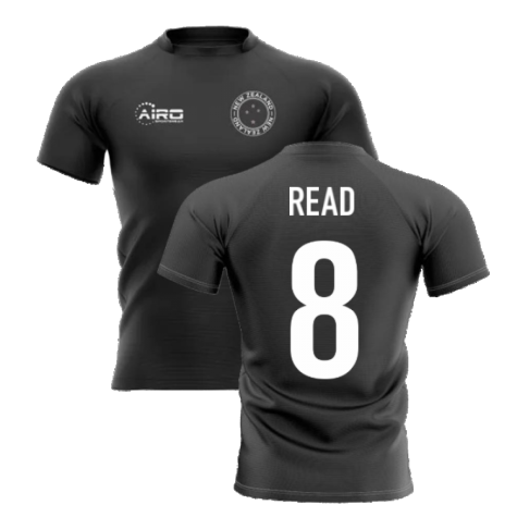 2024-2025 New Zealand Home Concept Rugby Shirt (Read 8)