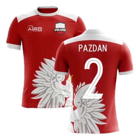 2024-2025 Poland Away Concept Football Shirt (Pazdan 2) - Kids