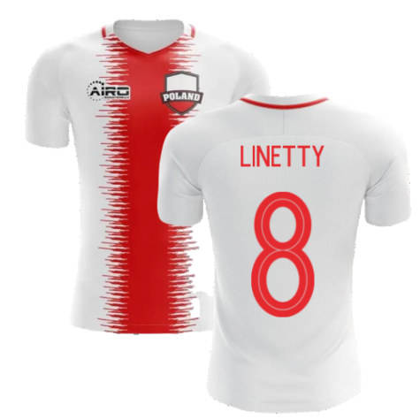 2024-2025 Poland Home Concept Football Shirt (Linetty 8)