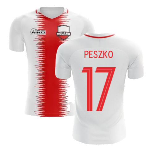 2024-2025 Poland Home Concept Football Shirt (Peszko 17) - Kids