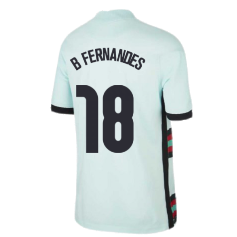 2020-2021 Portugal Away Nike Football Shirt (Kids) (B.Fernandes 8)