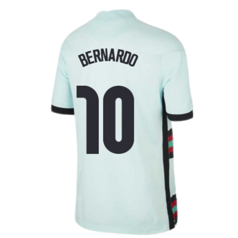 2020-2021 Portugal Away Nike Football Shirt (Kids) (Bernardo 10)