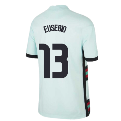 2020-2021 Portugal Away Nike Football Shirt (Kids) (EUSEBIO 13)