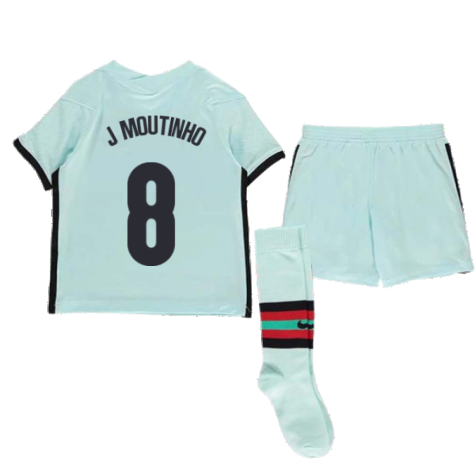 2020-2021 Portugal Away Nike Mini Kit (J.Moutinho 8)