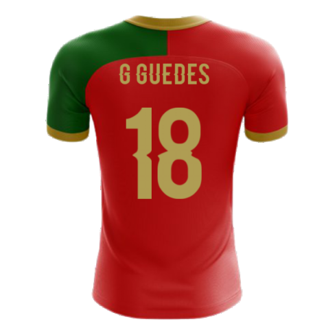 2024-2025 Portugal Flag Home Concept Football Shirt (G Guedes 18)