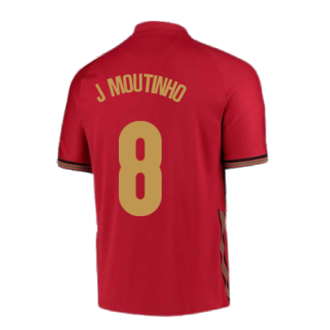 2020-2021 Portugal Home Nike Football Shirt (J.Moutinho 8)