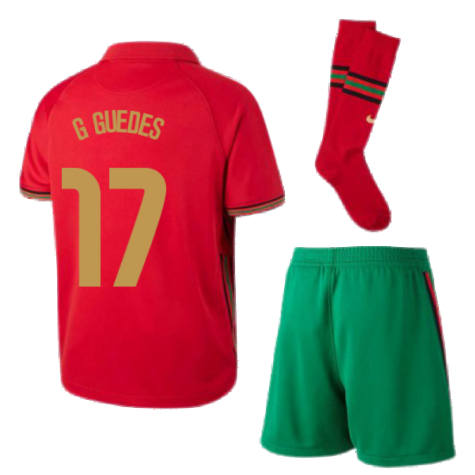 2020-2021 Portugal Home Nike Mini Kit (G GUEDES 17)