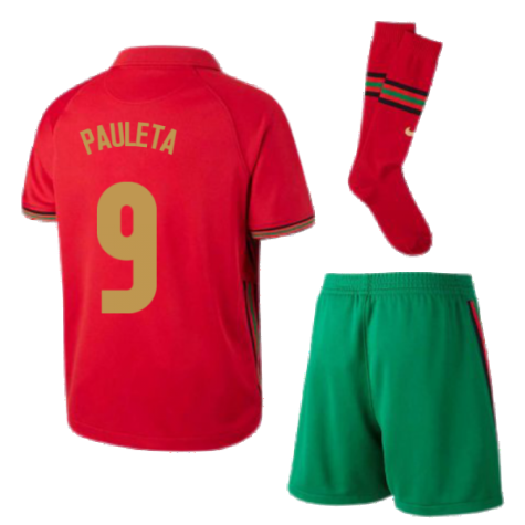 2020-2021 Portugal Home Nike Mini Kit (PAULETA 9)