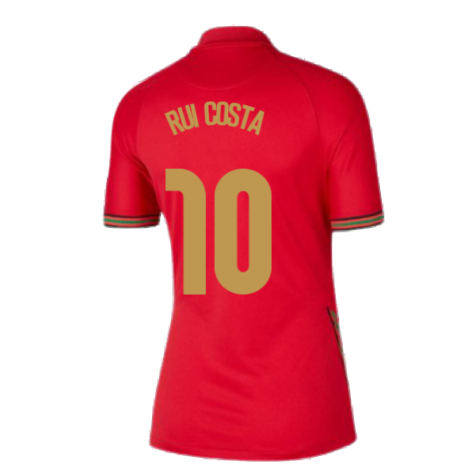 2020-2021 Portugal Home Nike Womens Shirt (RUI COSTA 10)