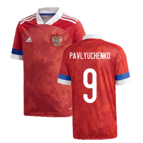 2020-2021 Russia Home Adidas Football Shirt (Kids) (PAVLYUCHENKO 9)